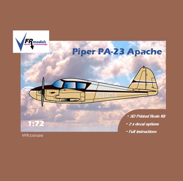 1:72 Piper PA-23 Apache - VFR Models
